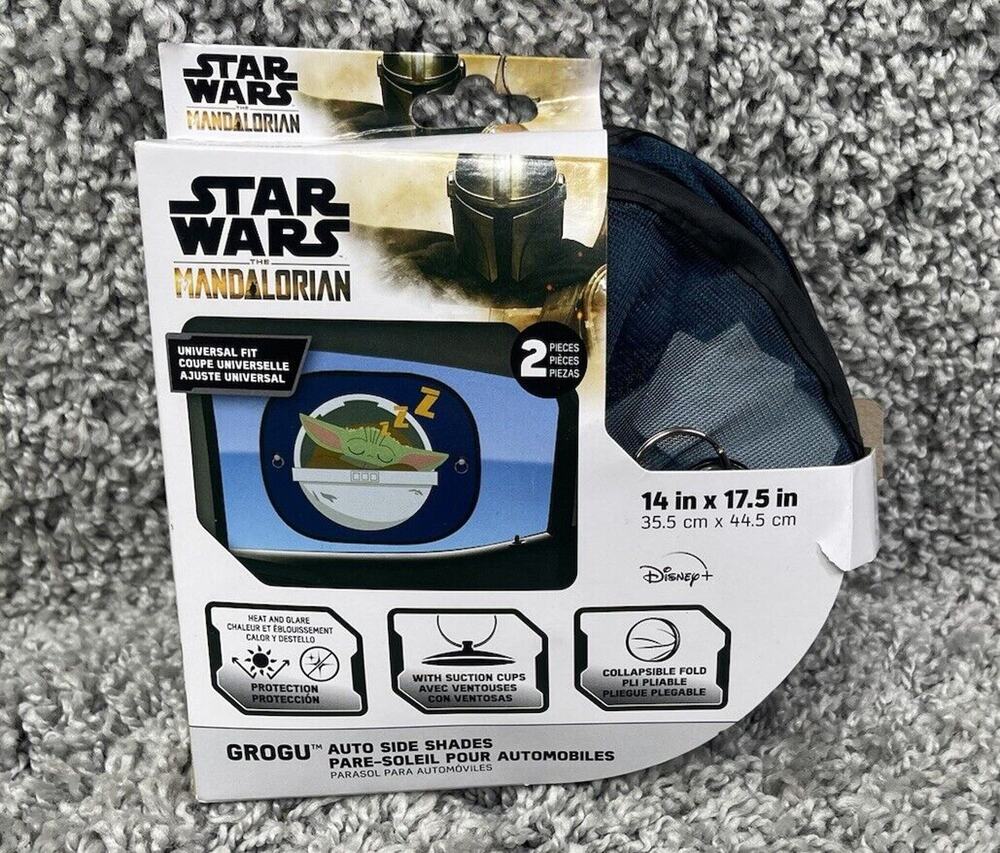 Star Wars The Mandalorian The Child Grogu Nap Time Window Sunshade 2 Piece